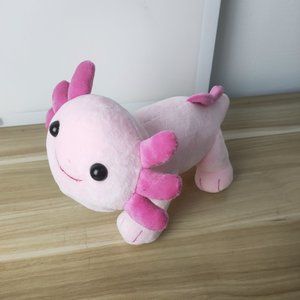 A stuffed salamander doll